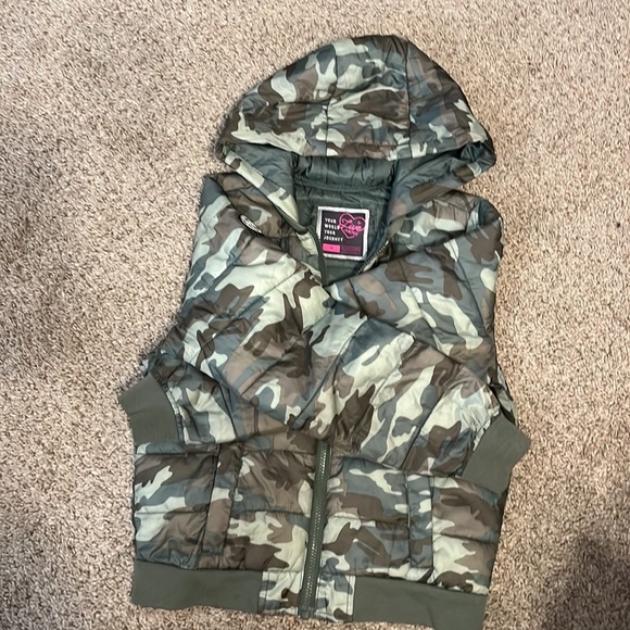 Girls Military style jacket - Picture 3 of 5